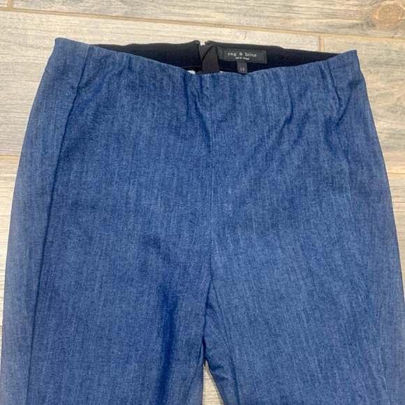 ⭐️EUC⭐️Really Cool Rag & Bone Cropped Skinny Jeans with Back Zip- Size 12 - Picture 6 of 14